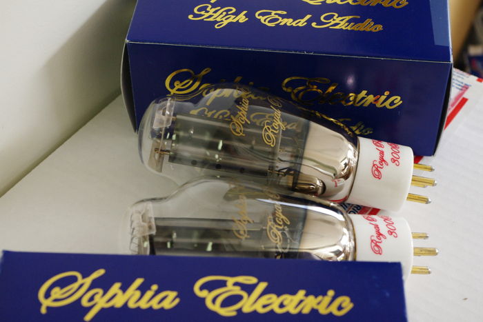 Sophia Electric Royal Princess 300B  matched pair tubes...