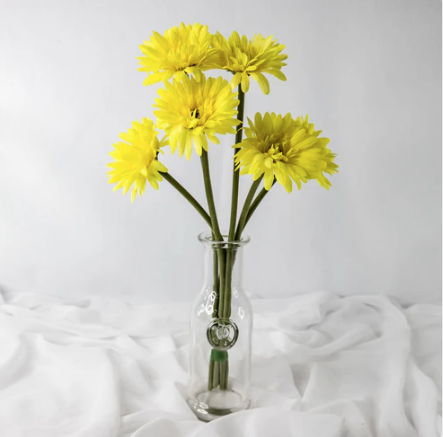 Yellow Real Touch Gerbera - Realistic Artificial Flowers