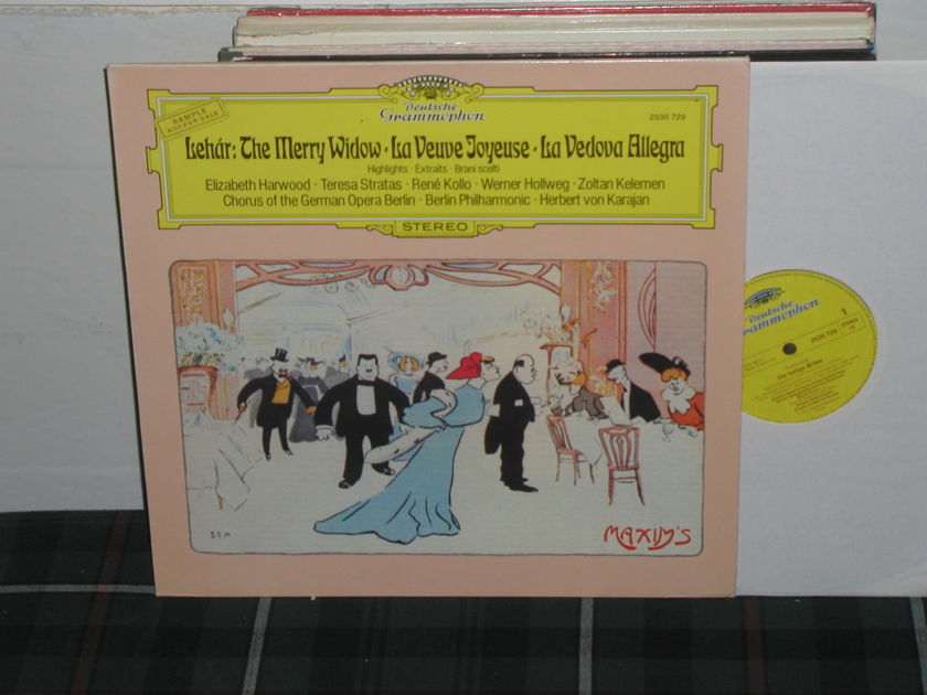Von Karajan/BPO - Lehar:The Merry Widow DG German Import LP
