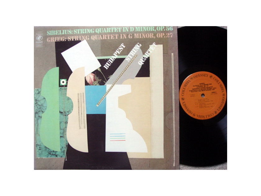 Columbia Odyssey / BUDAPEST QT,  - Sibelius-Grieg String Quartets, MINT!