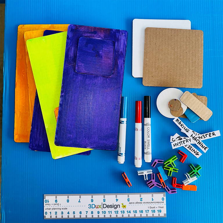 3dux cardboard and connectors