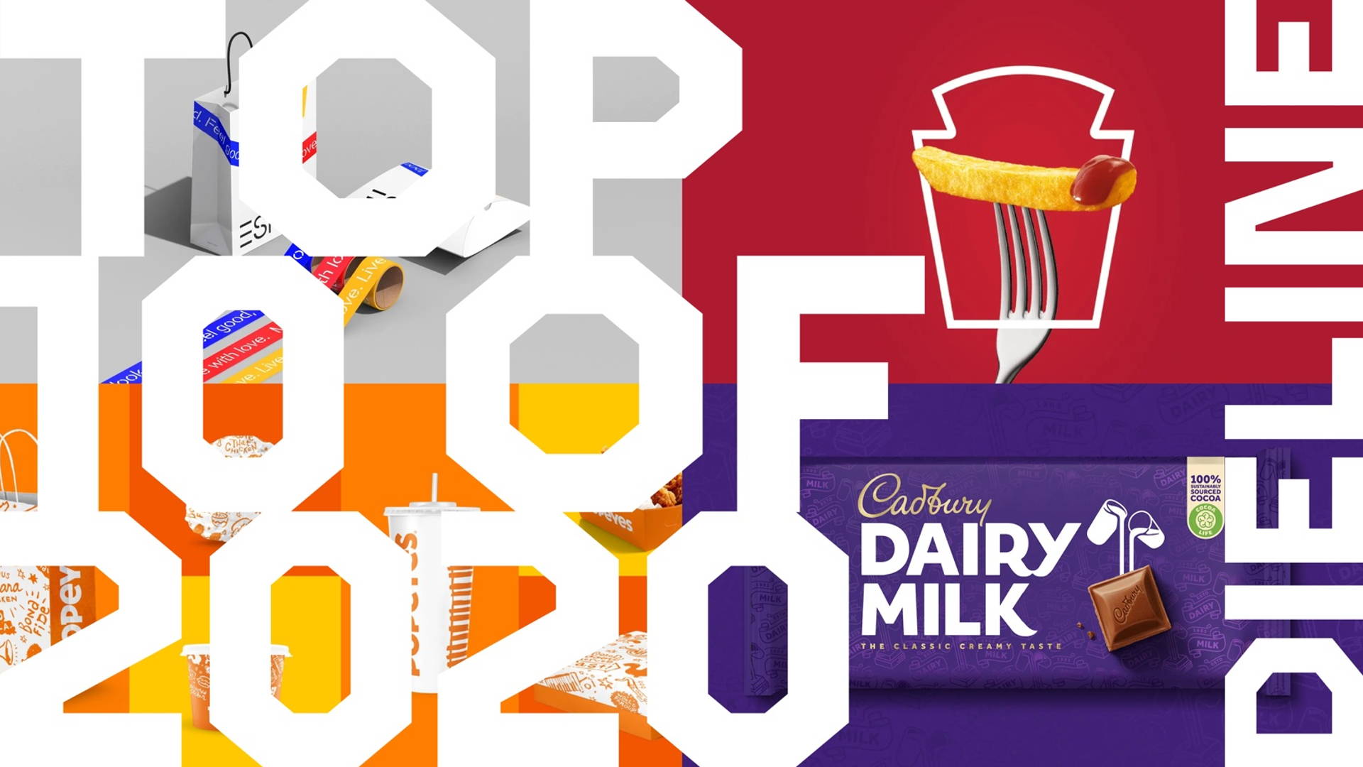 Featured image for Dieline's Top 10 Brand & Packaging Redesigns of 2020