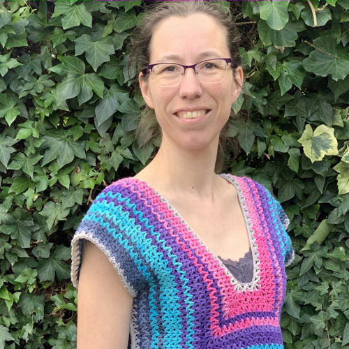 Crocheted summer top Fabienne