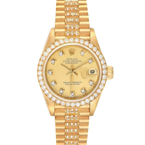 Rolex Lady-Datejust Yellow Gold Diamonds