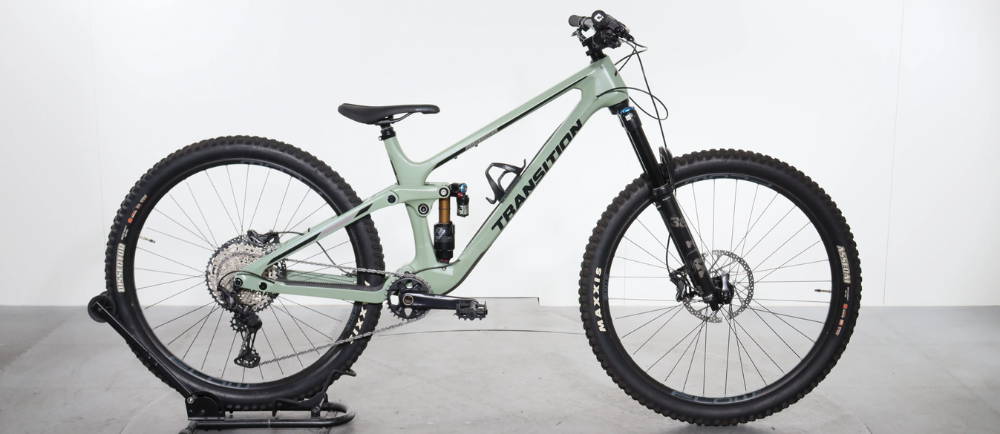a Transition Sentinel mountain bike