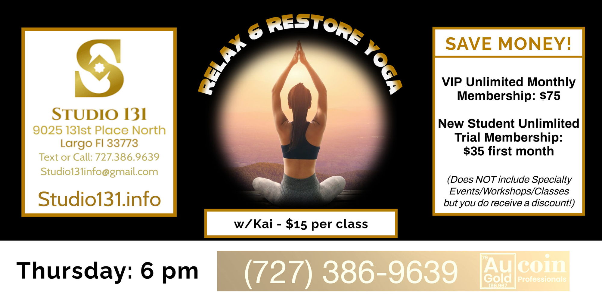 Relax and Restore Yoga with Kai promotional image