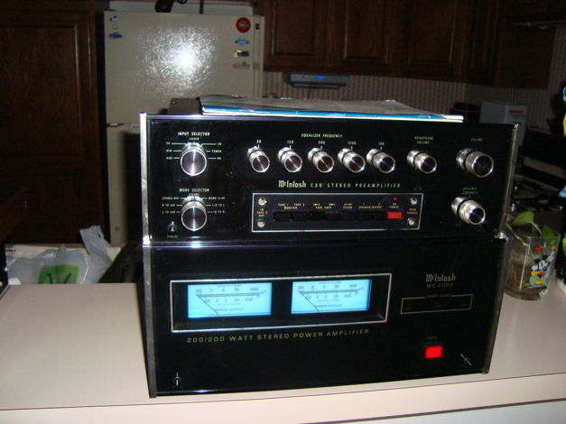 McIntosh MC-2002 amp C-30 preamp