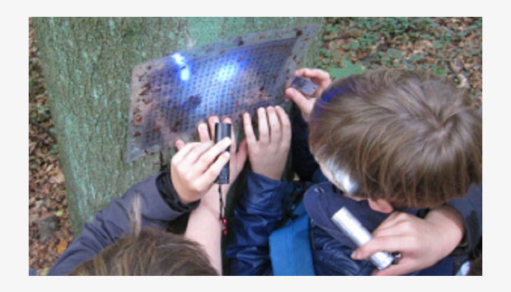 foto kinder mit geheim karte