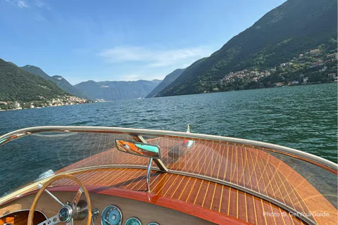 Private Wooden Boat Tour with Swim & Prosecco from 1h to 2h