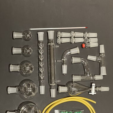 Chemie Glaswaren Set Labor Destillation Glasröhren