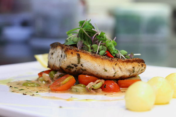 Photo of PREMIUM Wild Salmon with Grilled Chopped Salad