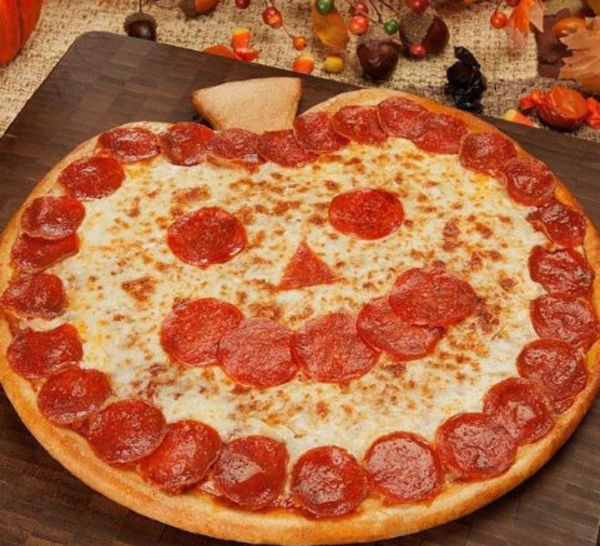 Photo of Jack-O-Lantern Pepperoni Pizza