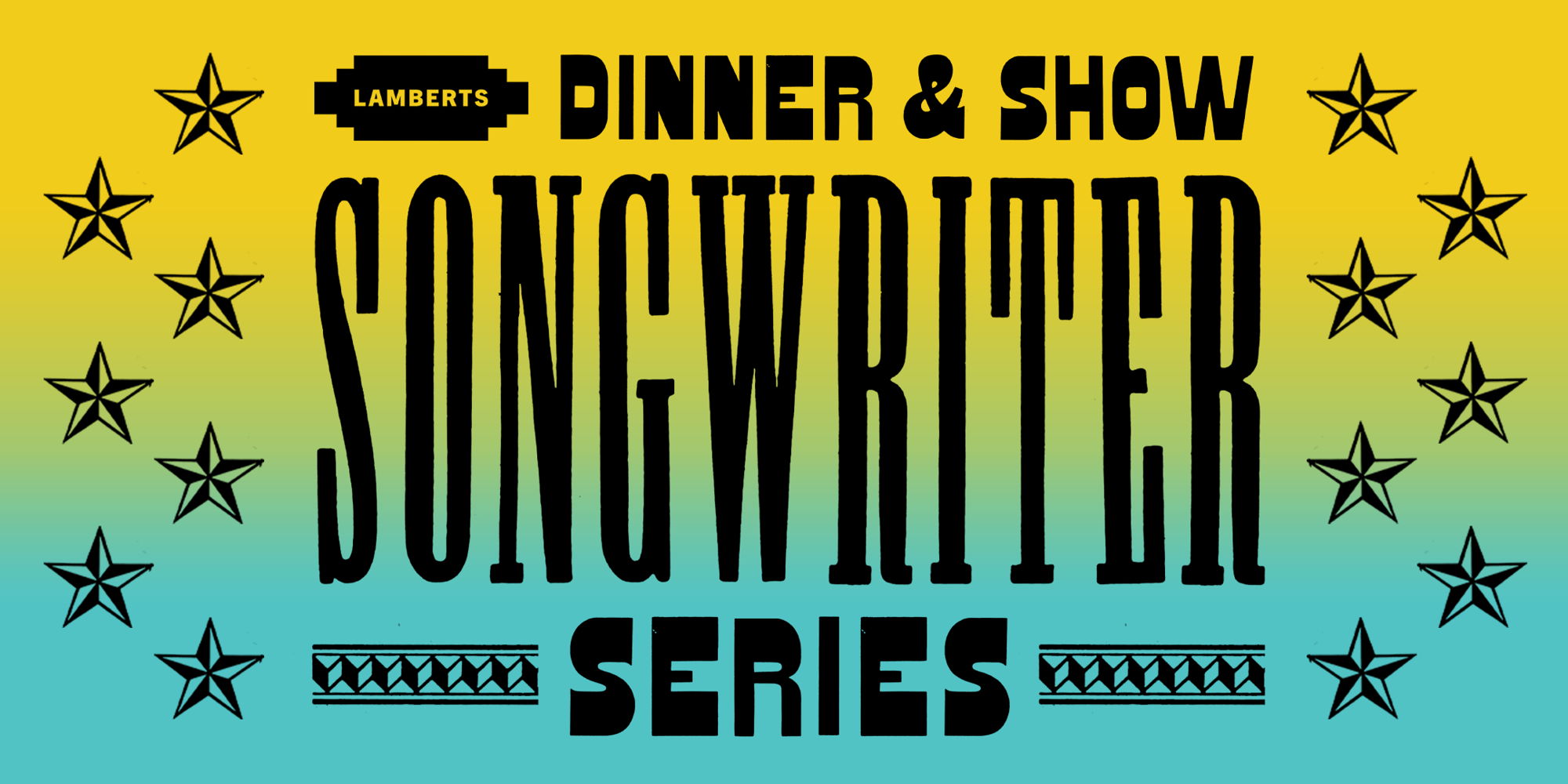 Dinner & Show Songwriter Series promotional image