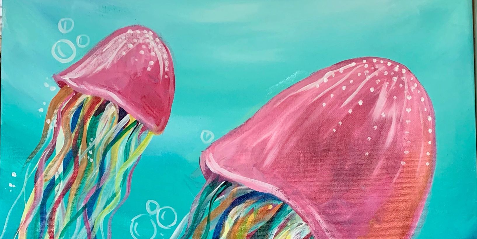 Paint & Sip @ Palmetto Brewing Co.: Jelly Fish ($30pp) promotional image