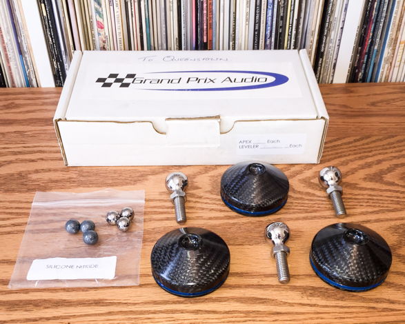 Grand Prix Audio Apex Footers & Threaded Levelers w/Sil...