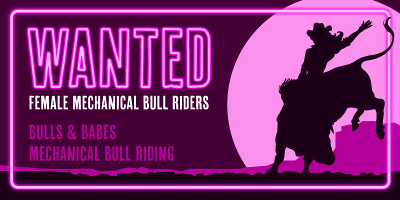 Bulls and Babes Mechanical Bull Riding Series & Competition promotional image