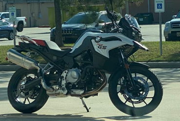 2020 BMW F 750 GS motorcycle for rent near Tomball, TX