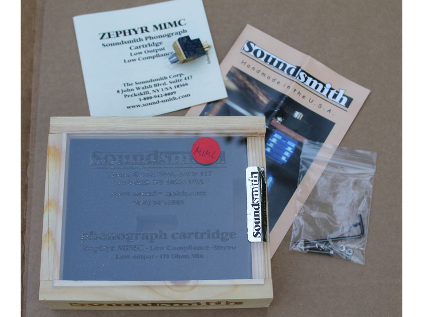 Soundsmith Zephyr MIMC Low Output - Orig. Owner - 3.75 hrs.
