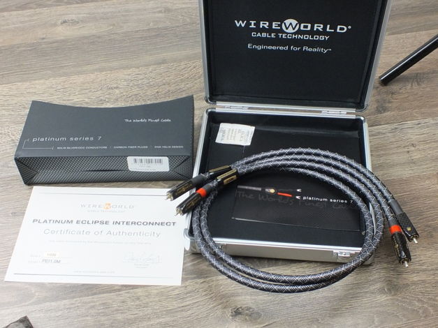 Wireworld Platinum Eclipse 7 interconnects RCA 1,0 metr...