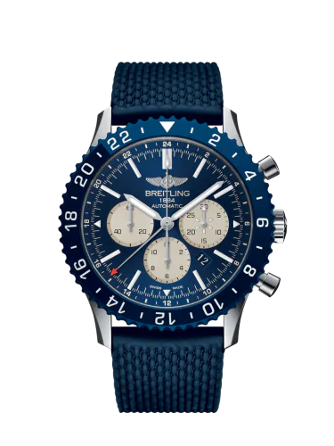 Chronoliner B04 Stainless Steel / Blue / Rubber