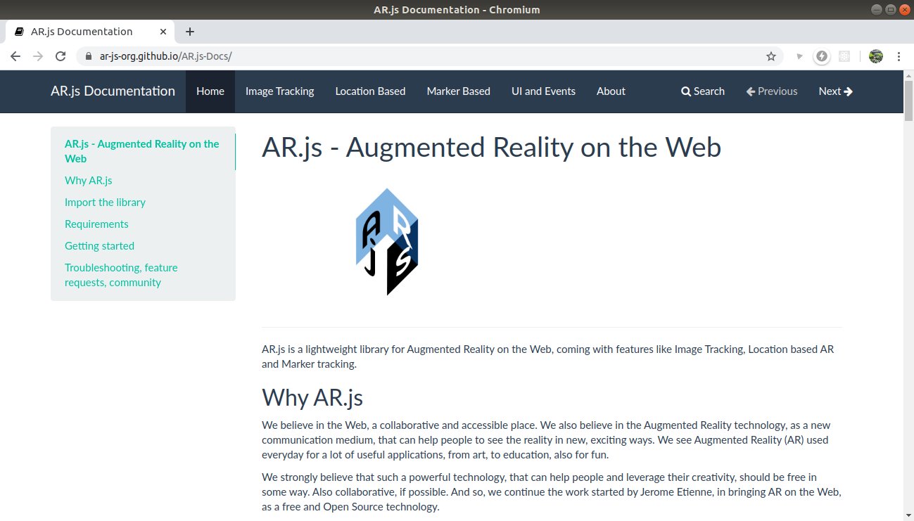 AR.js documentation page