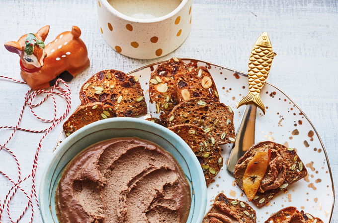 Chicken Liver Mousse with Sautéed Apples