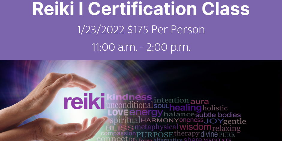 Reiki I Certification promotional image