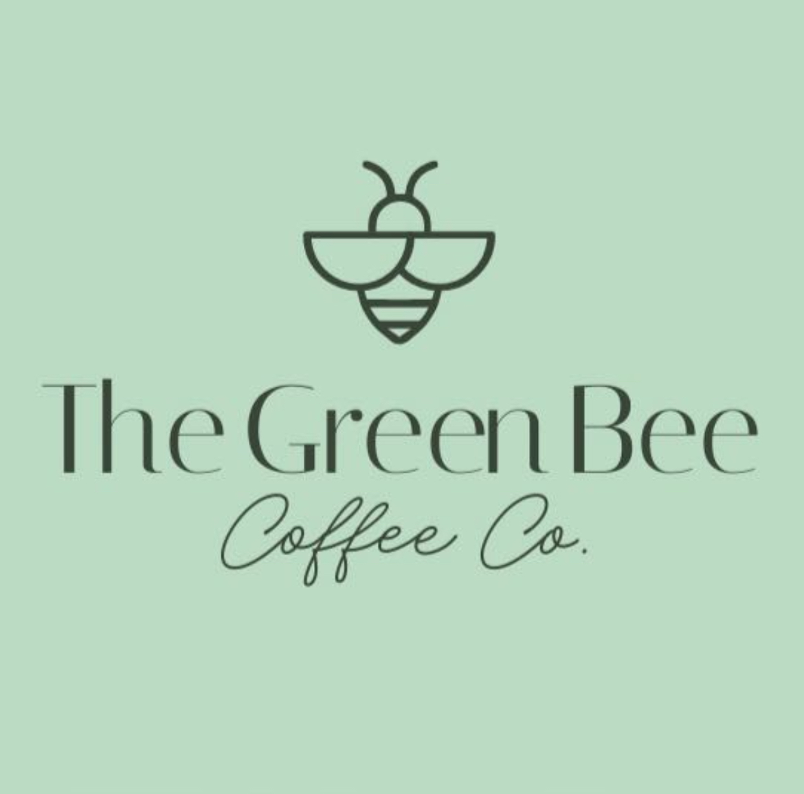 The Green Bee Coffee Company logo