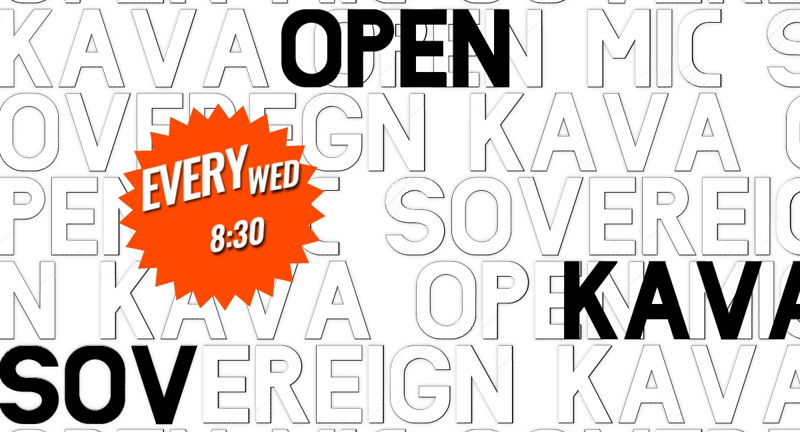 Poster for Poetry Open Mic