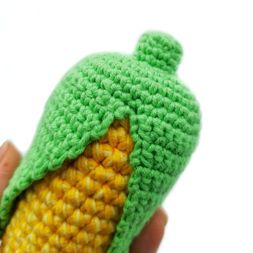 MAÏS Haakpatroon - Boerderij Haak Voedsel Patroon Speel Voedsel Kinderen Doen alsof Spelen Amigurumi Groenten Eenvoudig Haakpatroon Maïs Speelgoed