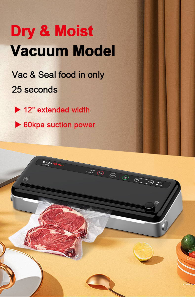 Bonsenkitchen VS3801 Vacuum Sealer