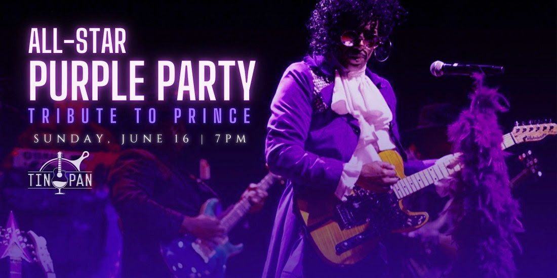 All-Star Purple Party Tribute to PRINCE at The Tin Pan promotional image