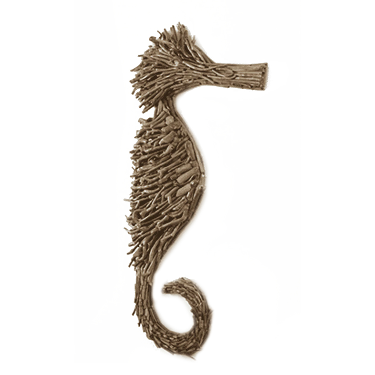 Driftwood Seahorse Column