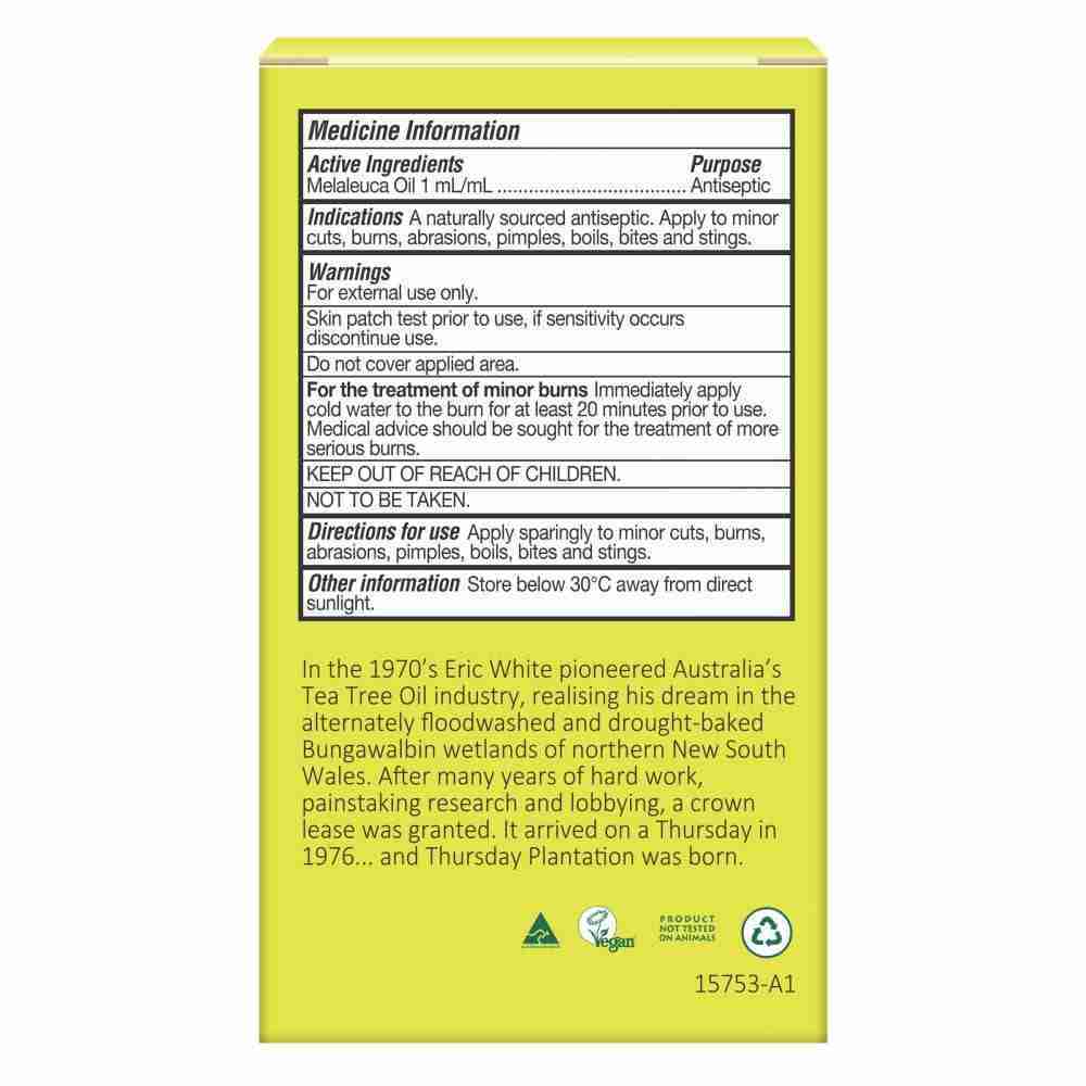 Thursday Plantation Tea Tree Oil Antiseptic 25Ml - Image 4