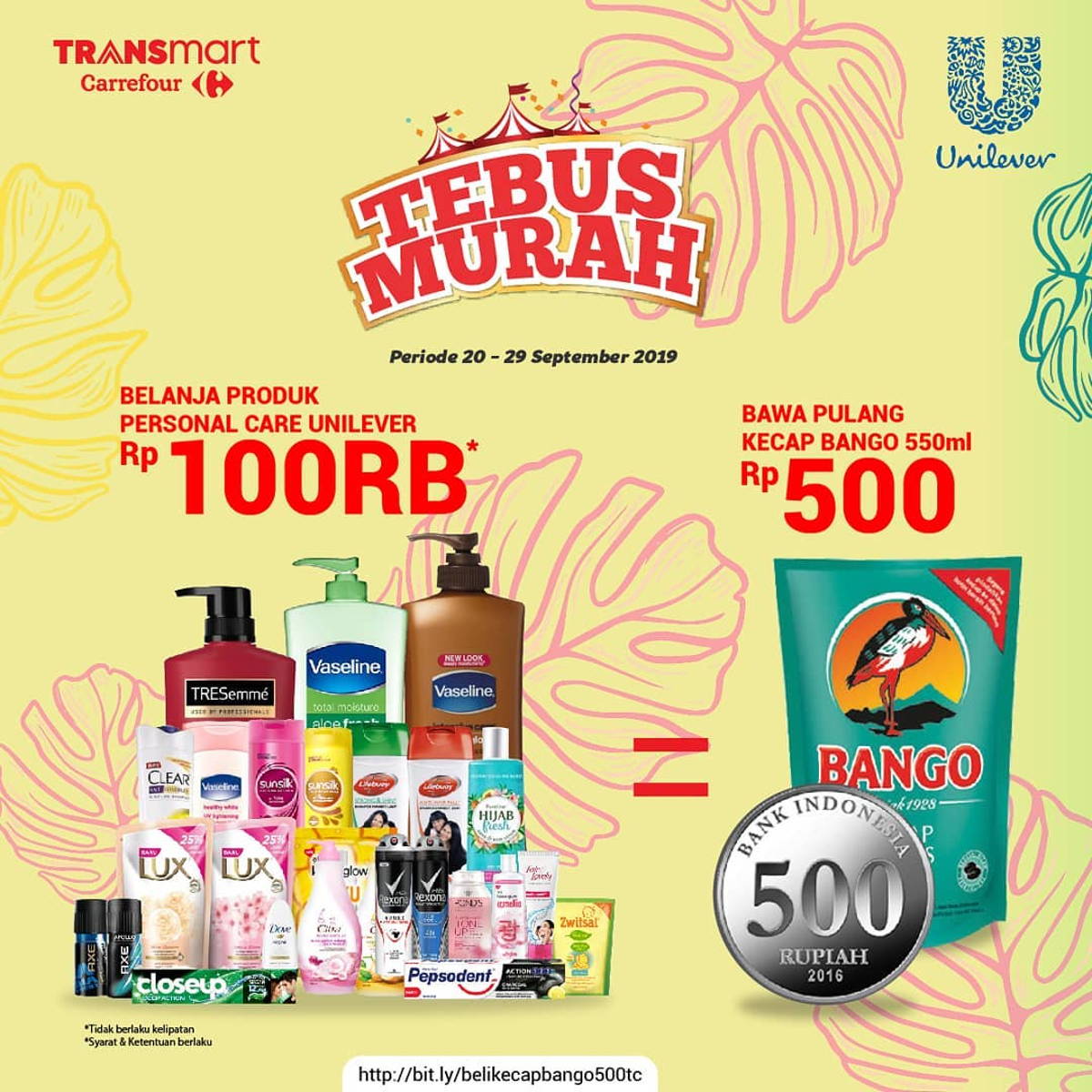Katalog Promo: TRANSMART CARREFOUR: Promo TEBUS MURAH Minyak Goreng / Kecap Hanya Rp. 500 - 2
