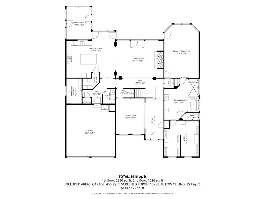Main Level Floor Plan