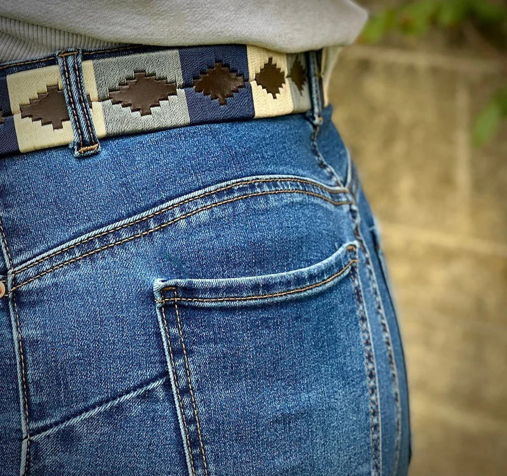 Quality Full Grain Leather Polo Belt. Style No: 41033 - Image 5