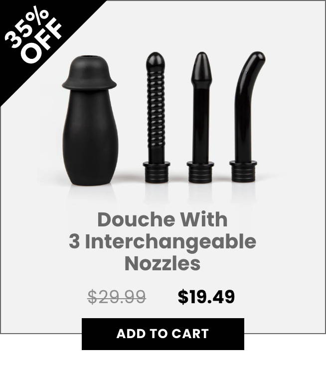 Douche with 3 Interchangeable Nozzles