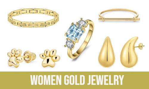 Women gold jewelry