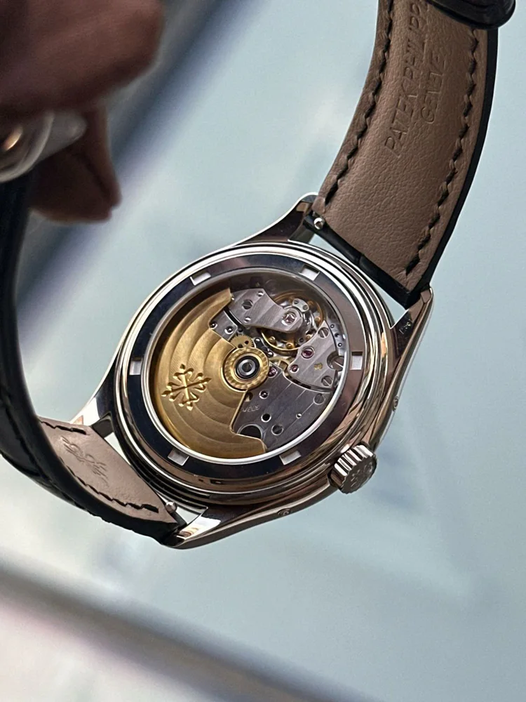 Salmon Dial with New Steel Calatrava clasp