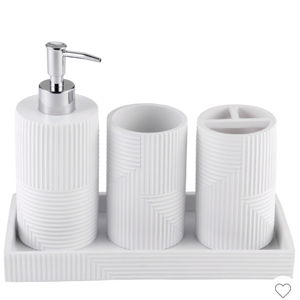 4pc Sedona Bath Accessory Set - KRALIX