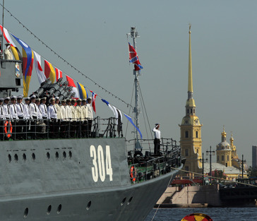 День Военно-Морского флота с борта теплохода «KORYUSKA»