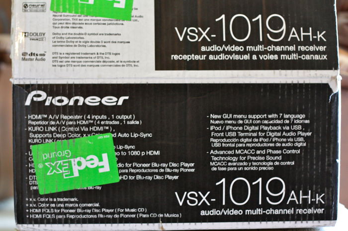 Pioneer VSX-1019AHK 7.1 Channel 120W A/V Receiver