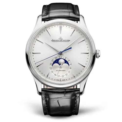 Master Ultra Thin Moon Stainless Steel / Silver / Alligator