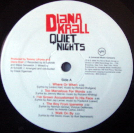 ★Audiophile 180g★ Verve Records / DIANA KRALL, - Quiet ...