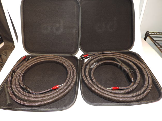 AudioQuest Oak 11' Pair Speaker Wire w/ Silver Bananas,...