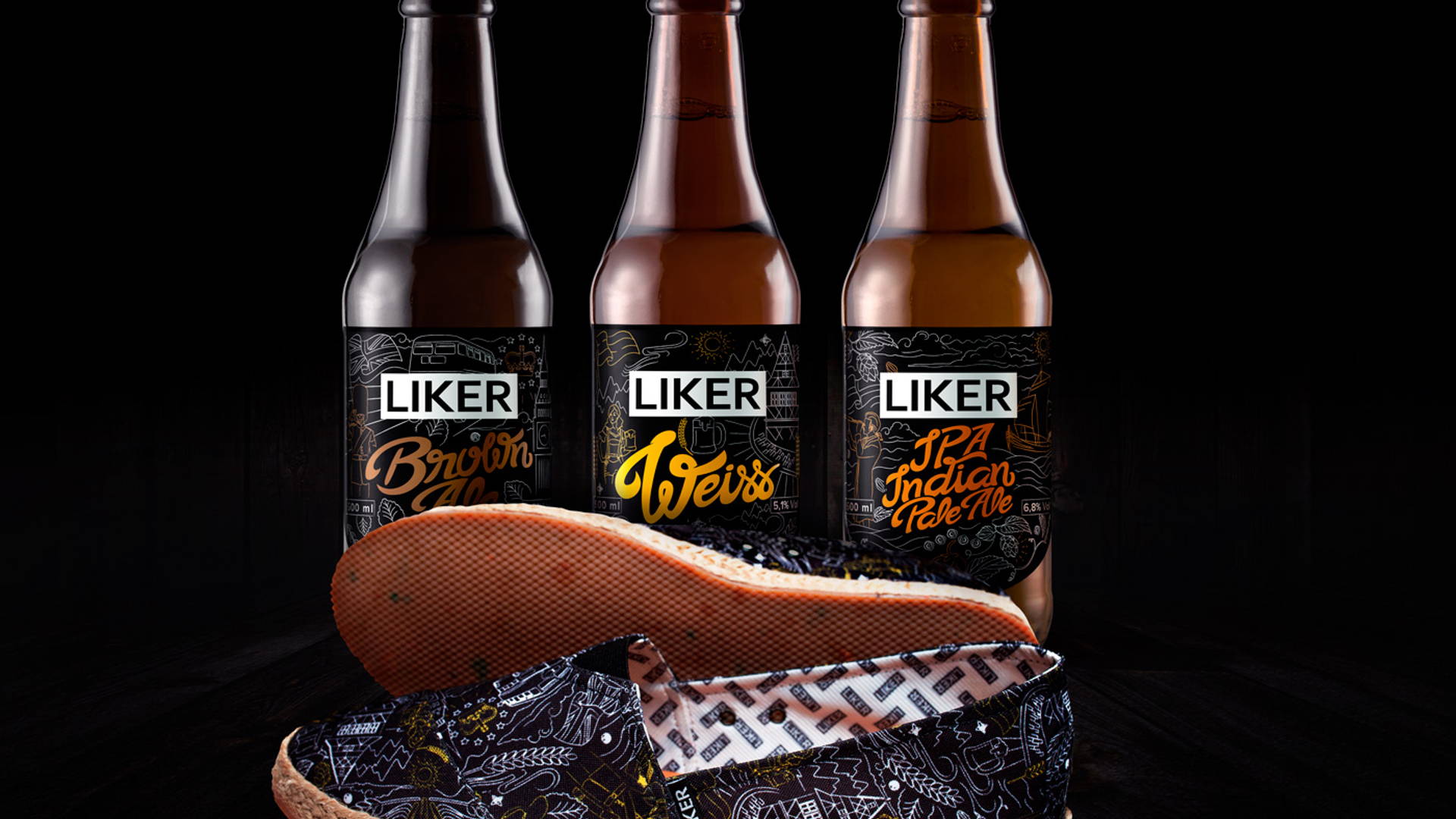 Featured image for The Illustrated Label of This Beer was Inspired By a Shoe Brand
