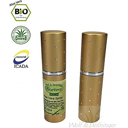 Aloe Vera Gold Spray - Flacon de poche Or