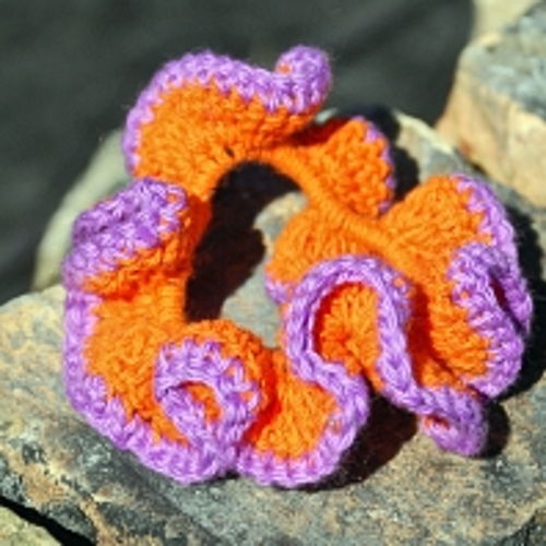 Koraalrif scrunchies
