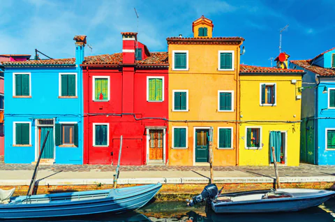 Half Day Boat Trip to Murano and Burano Lagoon Islands